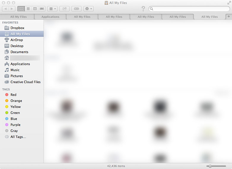 OS X Mavericks: Useful new features for designers finder tabs