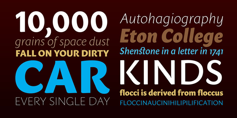 The best fonts of 2013 sharik