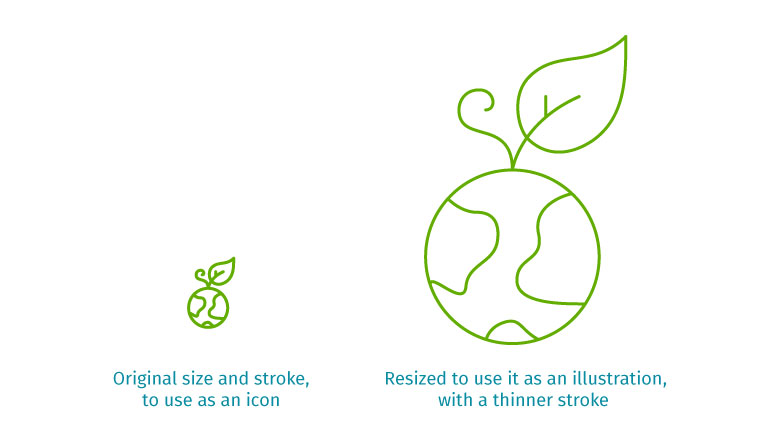Free download: Vector Ecology icons strokes-2