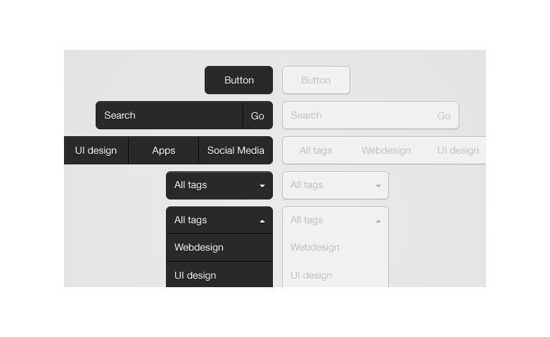 40+ Fantastic and free UI kits 034