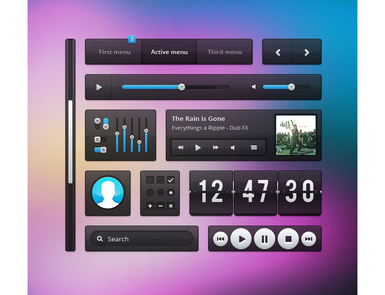 40+ Fantastic and free UI kits 039