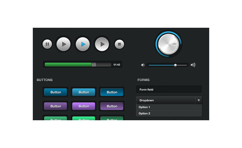 40+ Fantastic and free UI kits 042