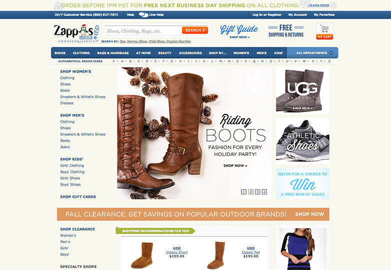 7 Black Friday rules for maximizing your site's conversions zappos