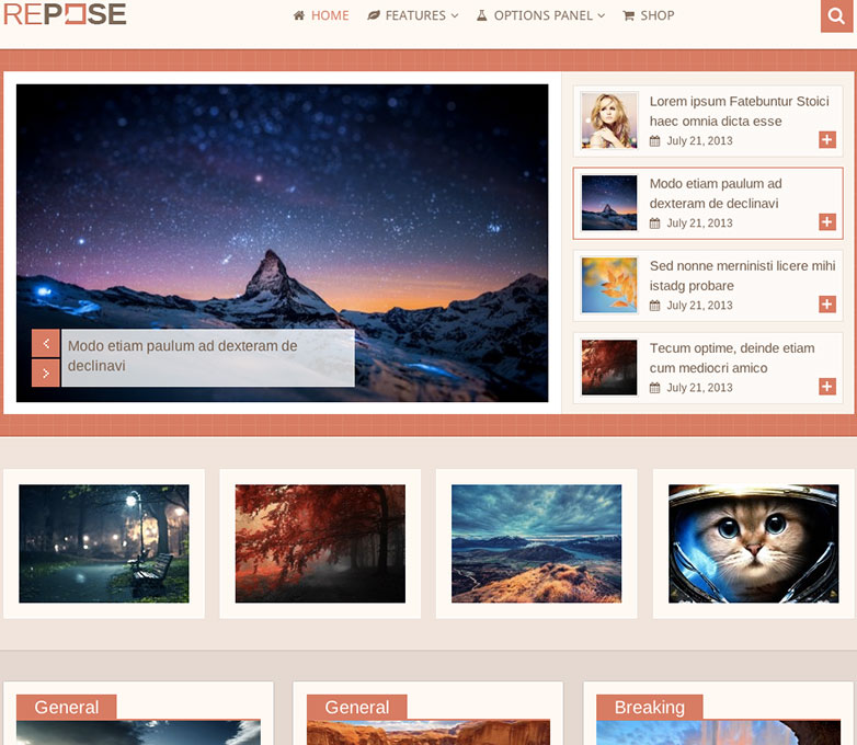 Giveaway: Win 1 of 20 Premium WordPress Themes from MyThemeShop repose