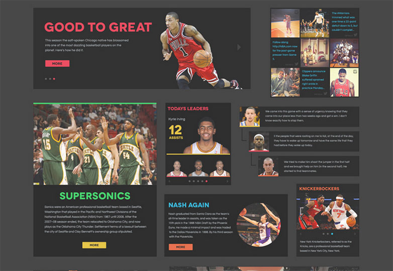 25+ flat UI kits for web designers 014