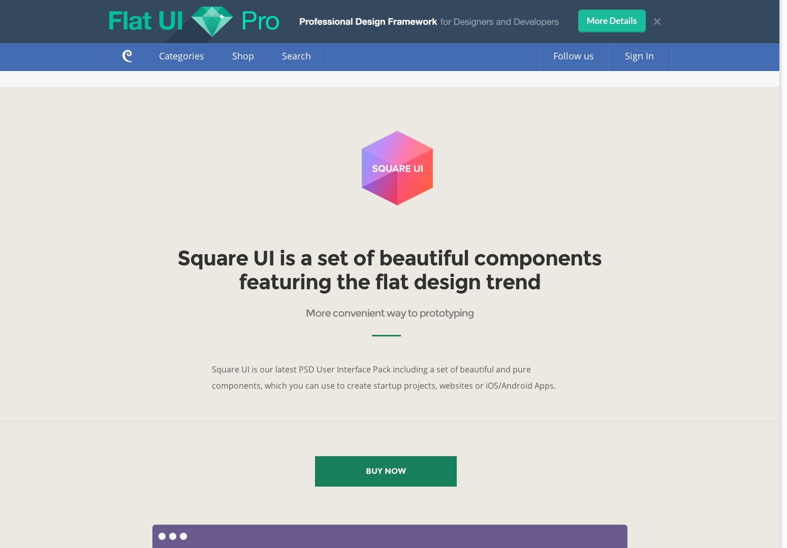 25+ flat UI kits for web designers Square UI - User Interface Kit - Designmodo