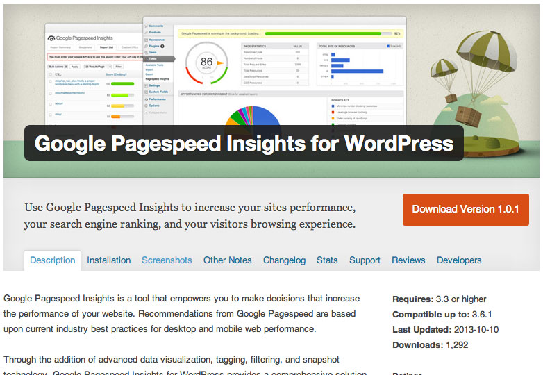 The best free WordPress plugins for November google_pagespeed