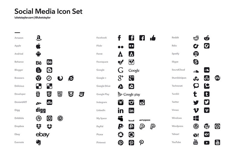 Incredible free download from ZeroBundle social_icons
