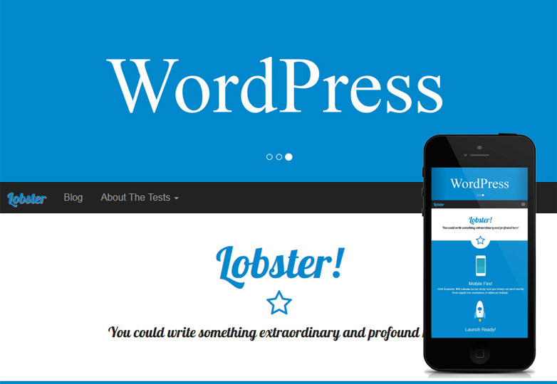 Our favorite free WordPress themes, October 2013 lobster