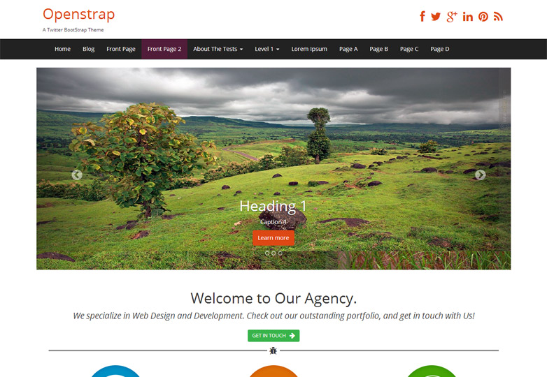 Our favorite free WordPress themes, October 2013 openstrap