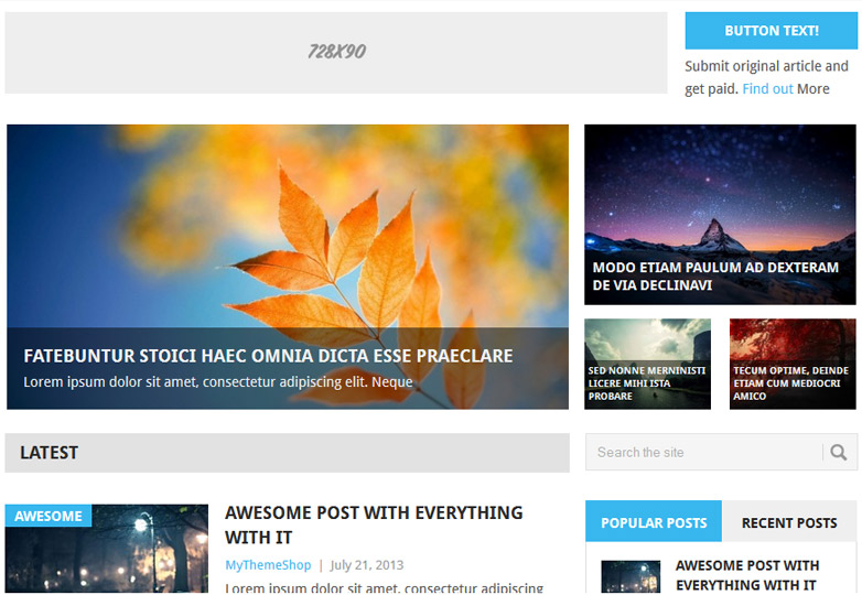 Our favorite free WordPress themes, October 2013 point