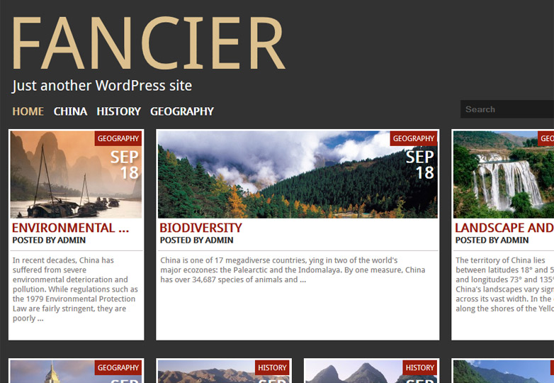 Our favorite free WordPress themes, October 2013 fancier