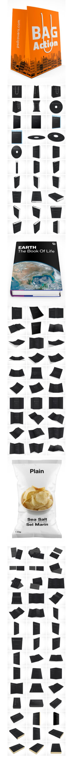 Free download: 100 PSD mock-ups preview