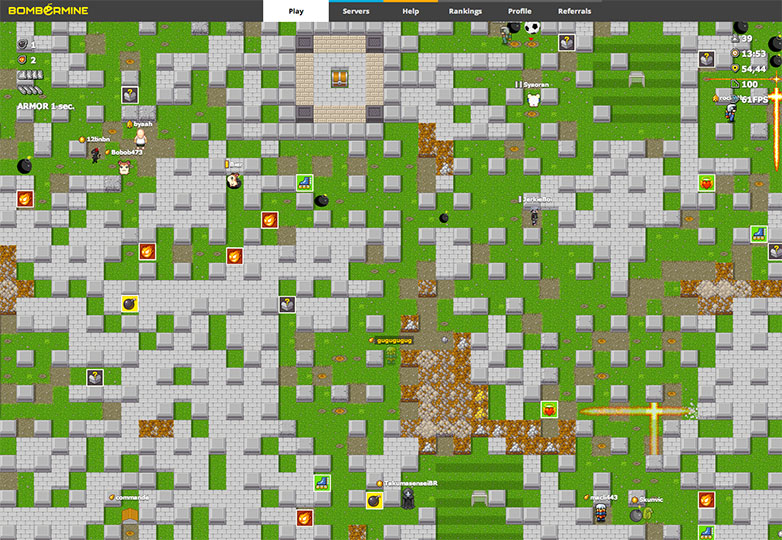 30 incredibly addictive HTML5 games 6.-Bombermine
