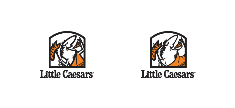 Fast food logos with a side of honesty Little Ceaser's Fat Logo