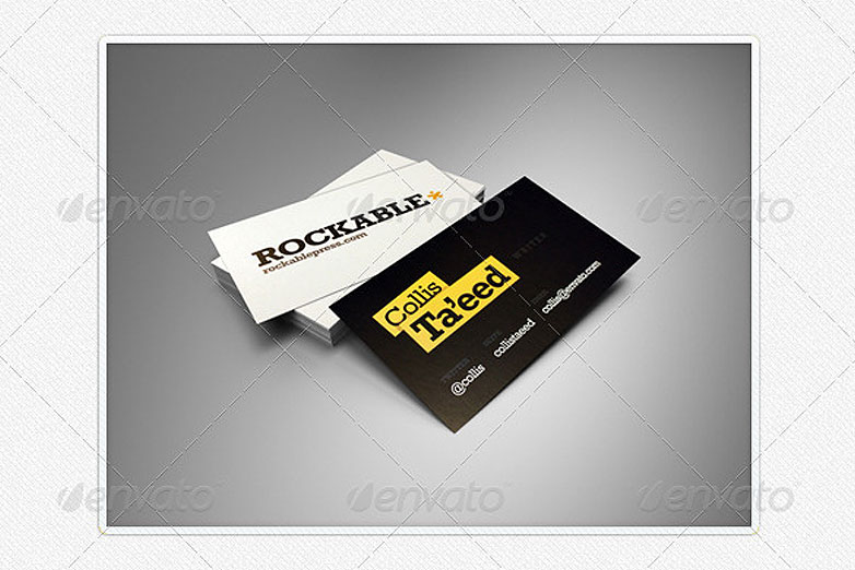40 really creative business card templates cardmockup26