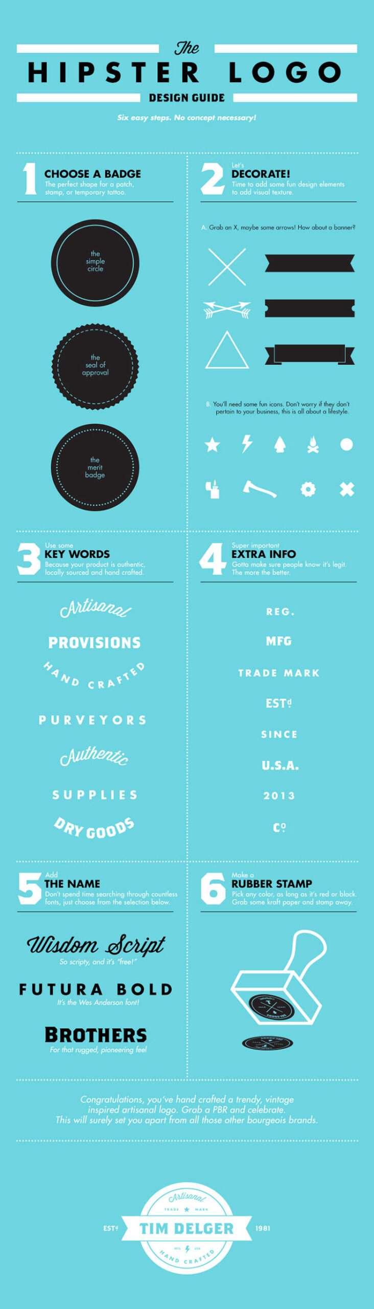 How to create a hipster logo HipsterLogo