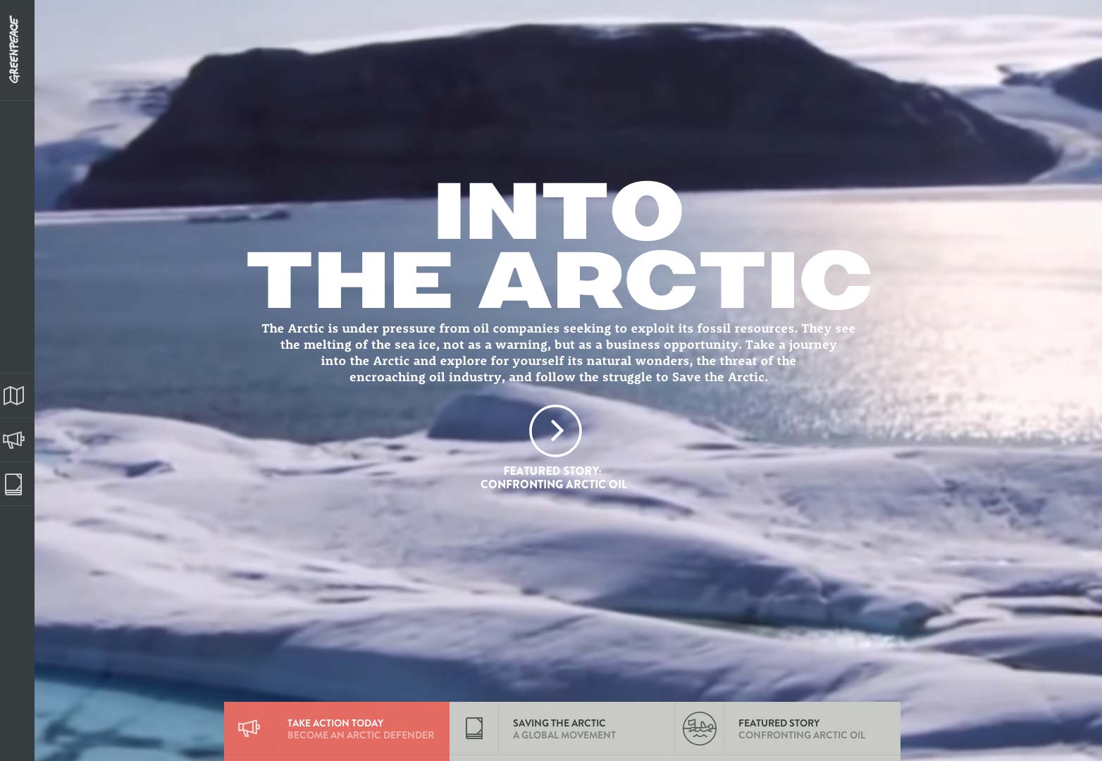 Perfect web typography with slab-serifs greenpeace