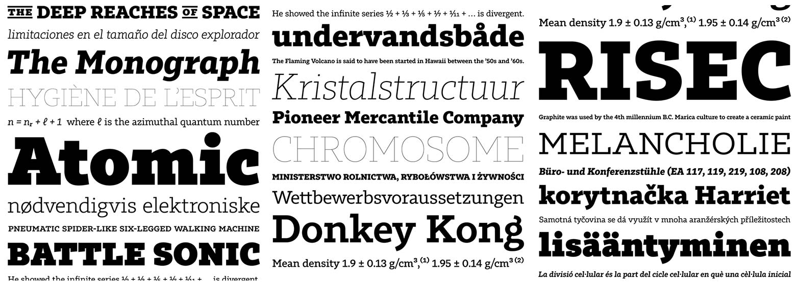 Perfect web typography with slab-serifs tabac