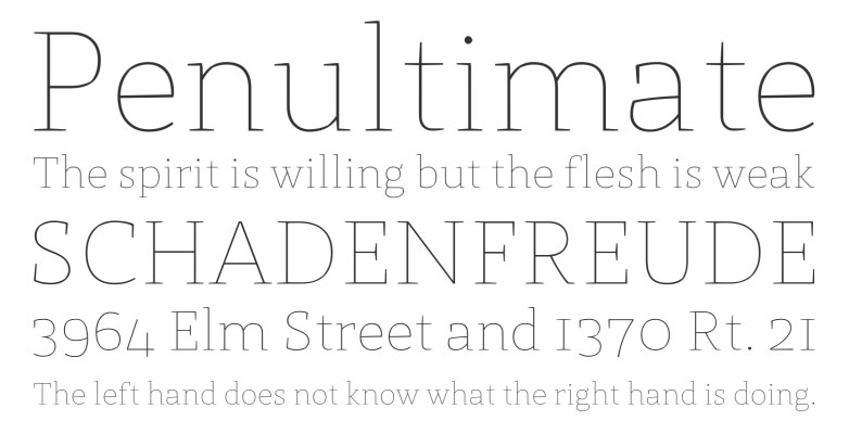 Perfect web typography with slab-serifs st_marie