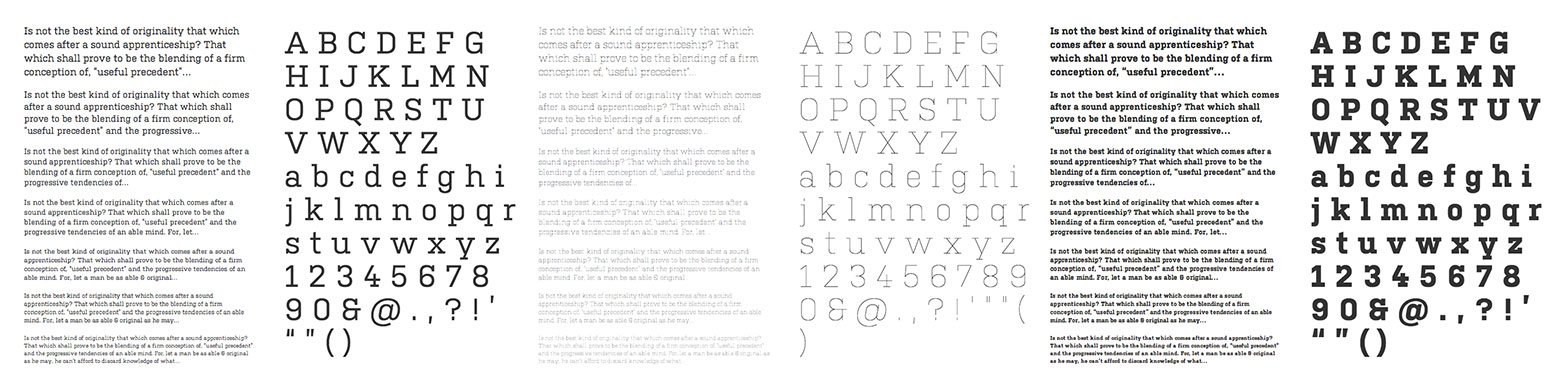 Perfect web typography with slab-serifs kulturista