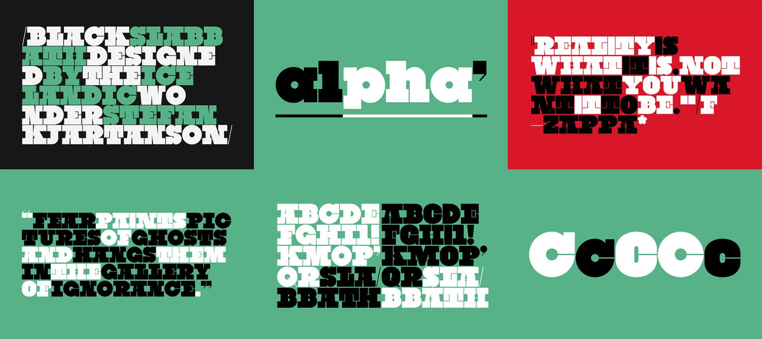Perfect web typography with slab-serifs black_slabbath