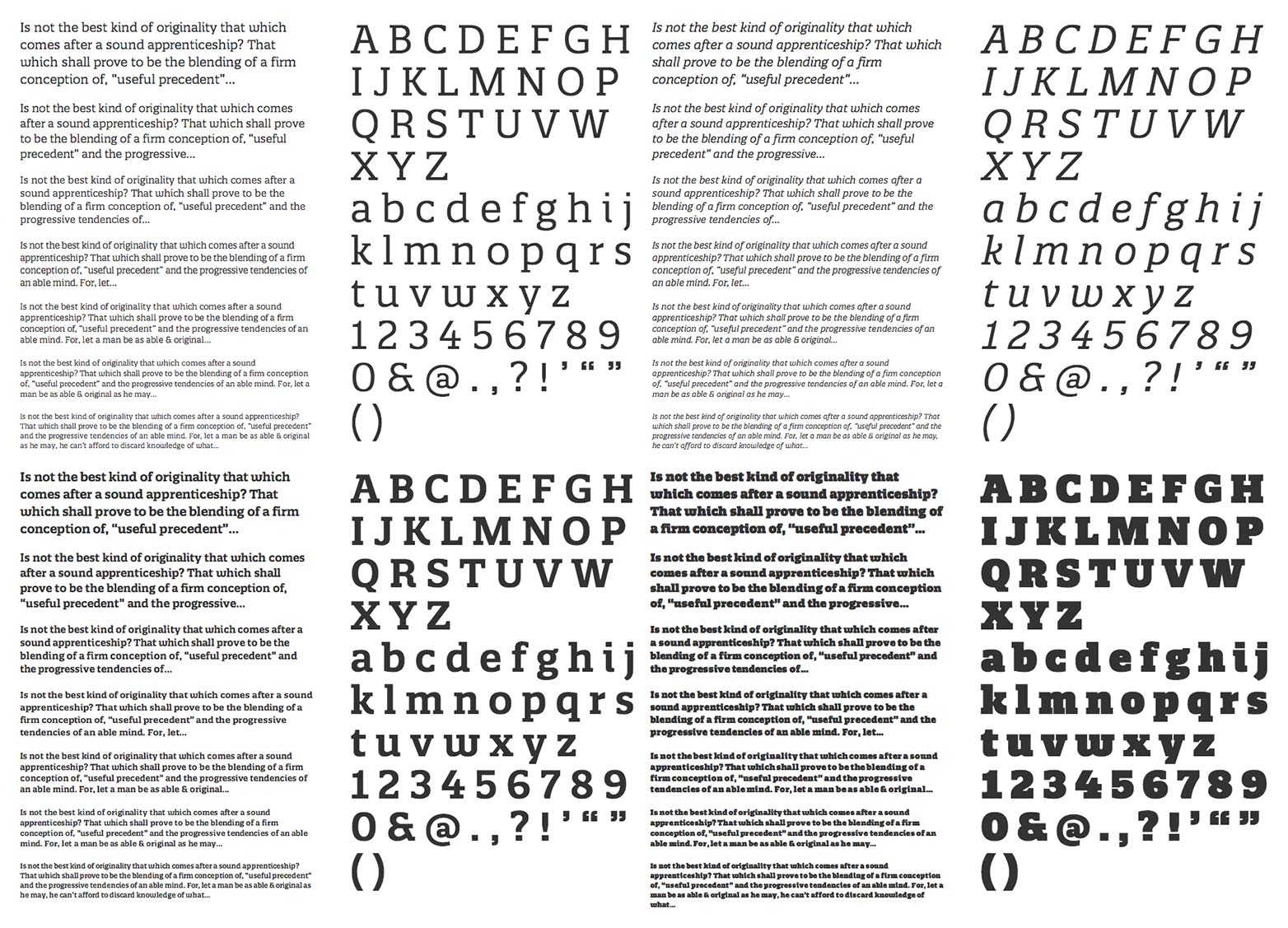 Perfect web typography with slab-serifs quatro_slab