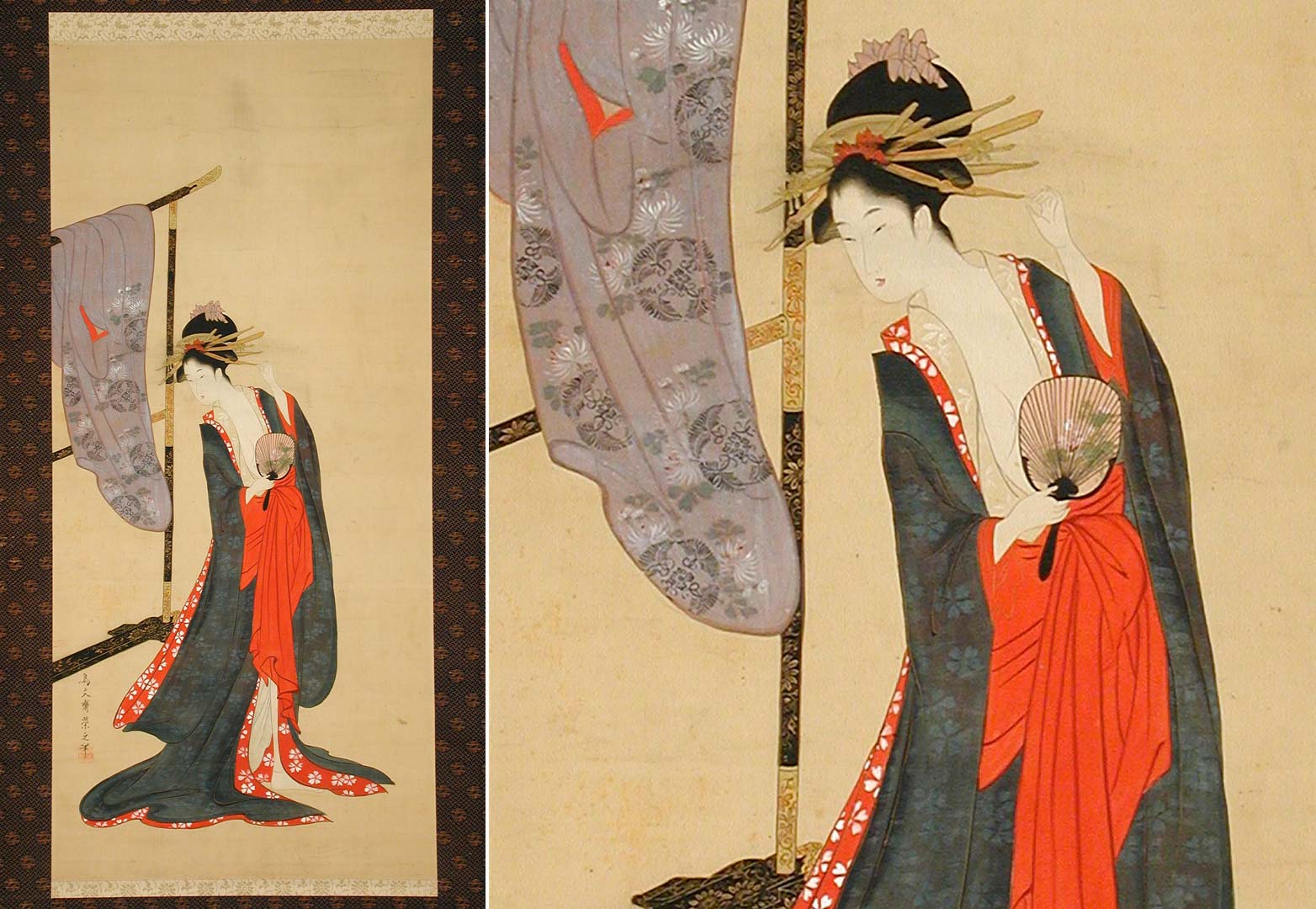 The awesomeness of beige beige-oiran-in-summer-kimono