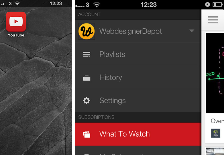 YouTube indecisive over rebrand new_youtube_app