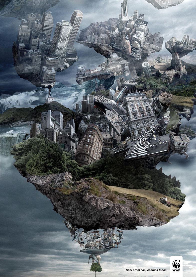 25 inspiring not-for-profit ads 14.-WWF_Tree