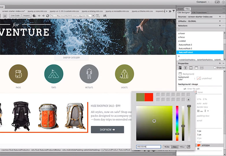 Adobe release Dreamweaver CC updates dw_01