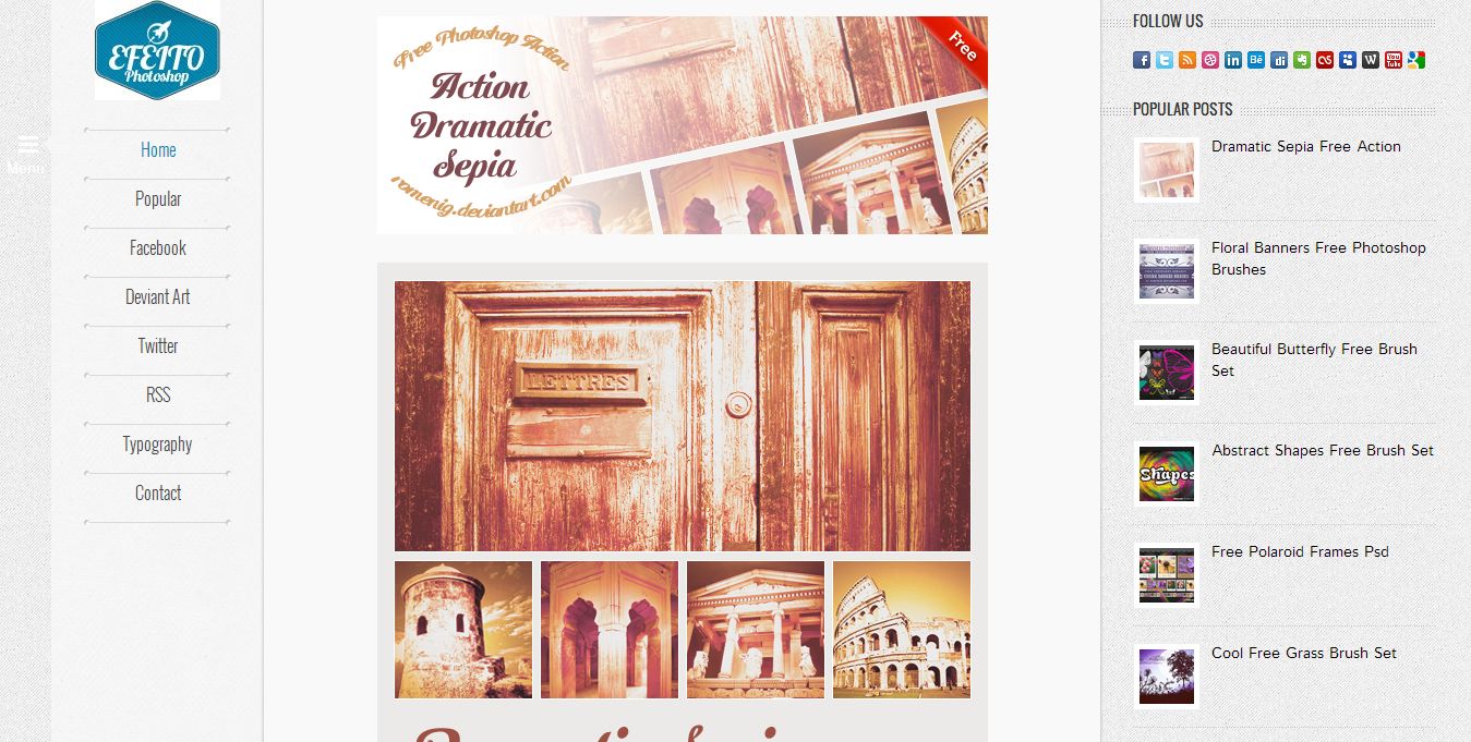 25+ must-have Photoshop actions for your toolkit ACT-DramaticSepia