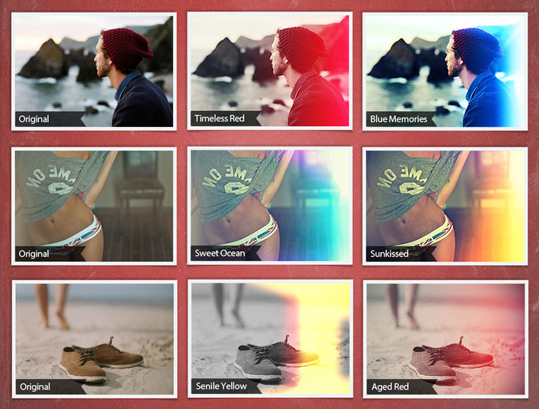 25+ must-have Photoshop actions for your toolkit light-leak