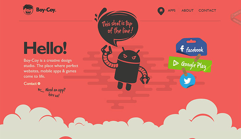 More is less: Not so minimal, minimalist websites boycoy