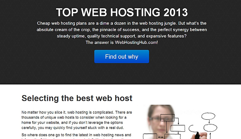 More is less: Not so minimal, minimalist websites twhosting