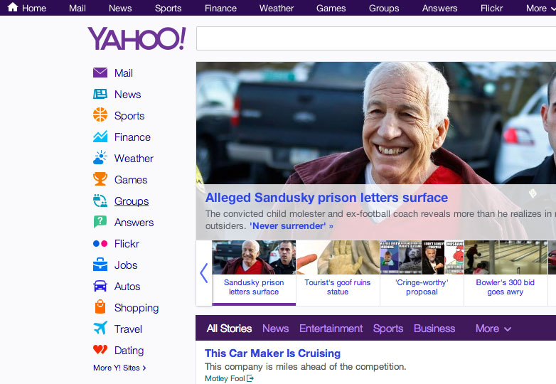 Yahoo! to rebrand after 30 days of change yahoo_homepage