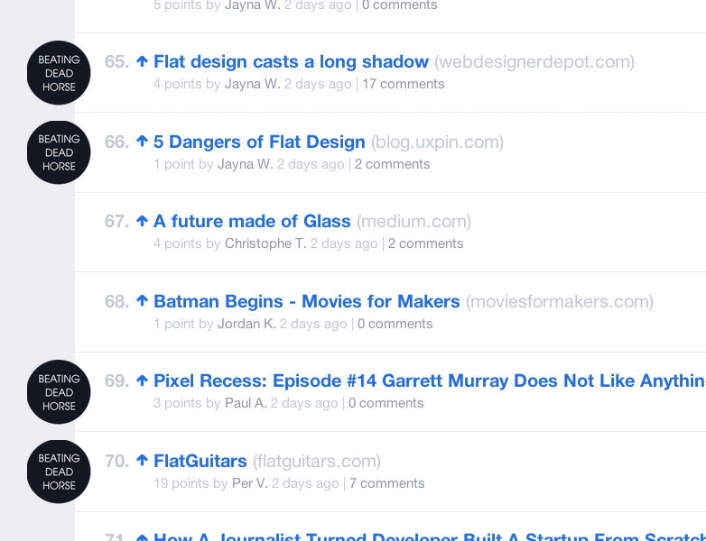 Flat design