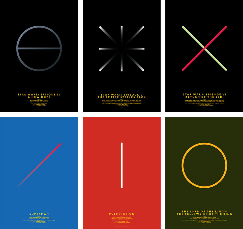 Minimal movie posters