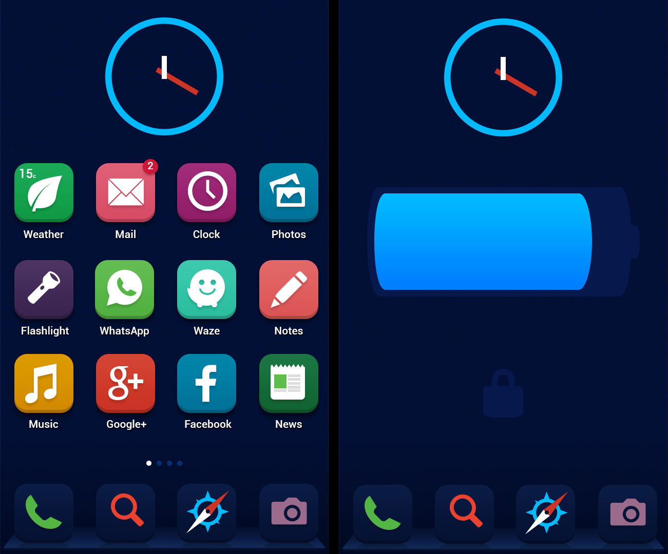Designers have spoken: redesigning iOS 7, image size:1301x1080
