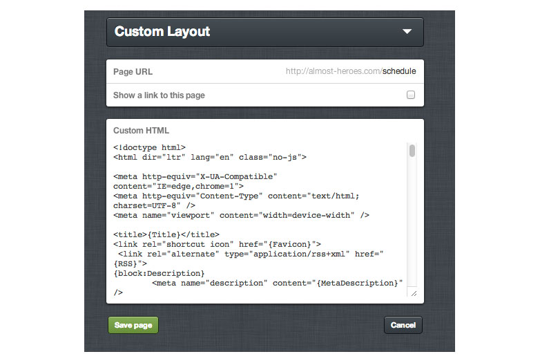 How to develop a custom Tumblr theme 7_edit_page