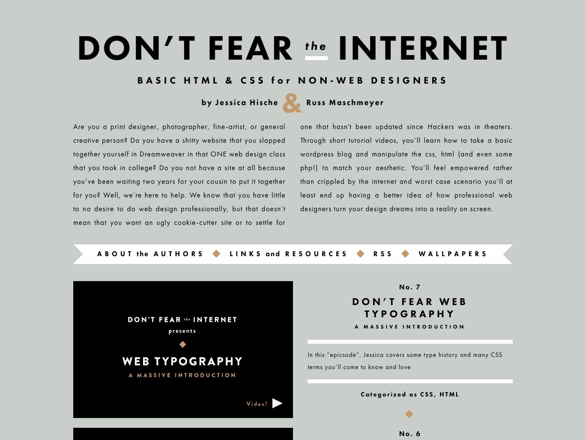 20+ resources for learning web design & development Don't Fear the Internet
