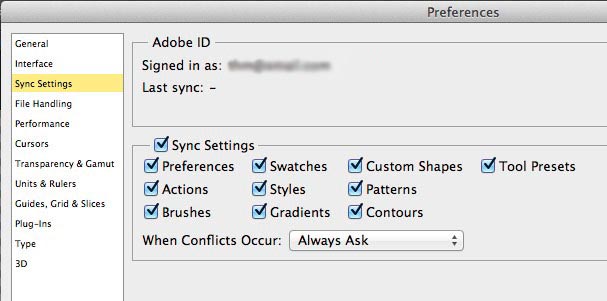 Major updates to Adobe Creative Cloud sync