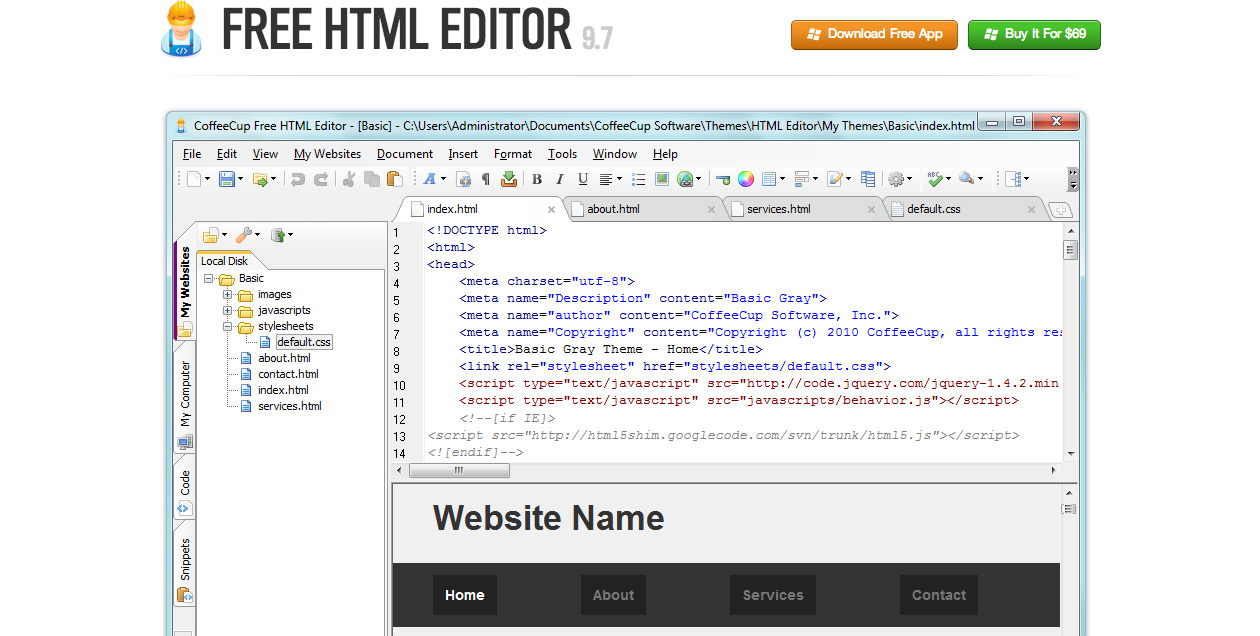 Free HTML Editor copy Free HTML Editor copy