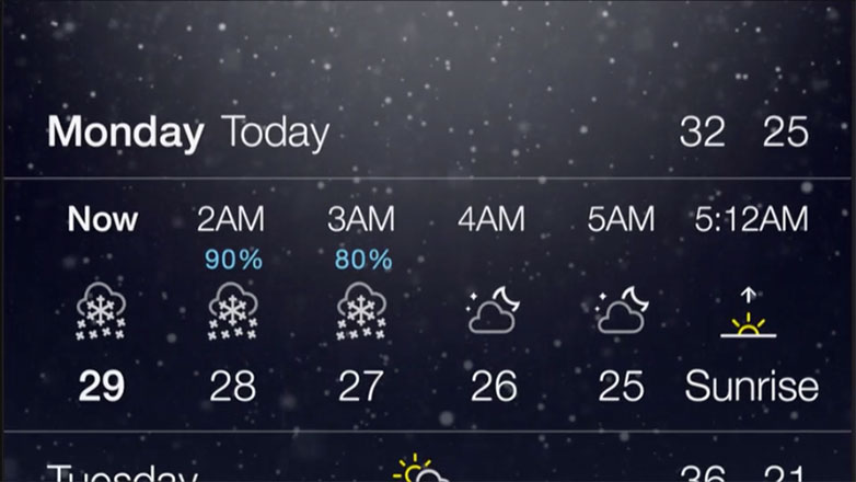 Apple hits and misses with iOS7 at WWDC weather_app