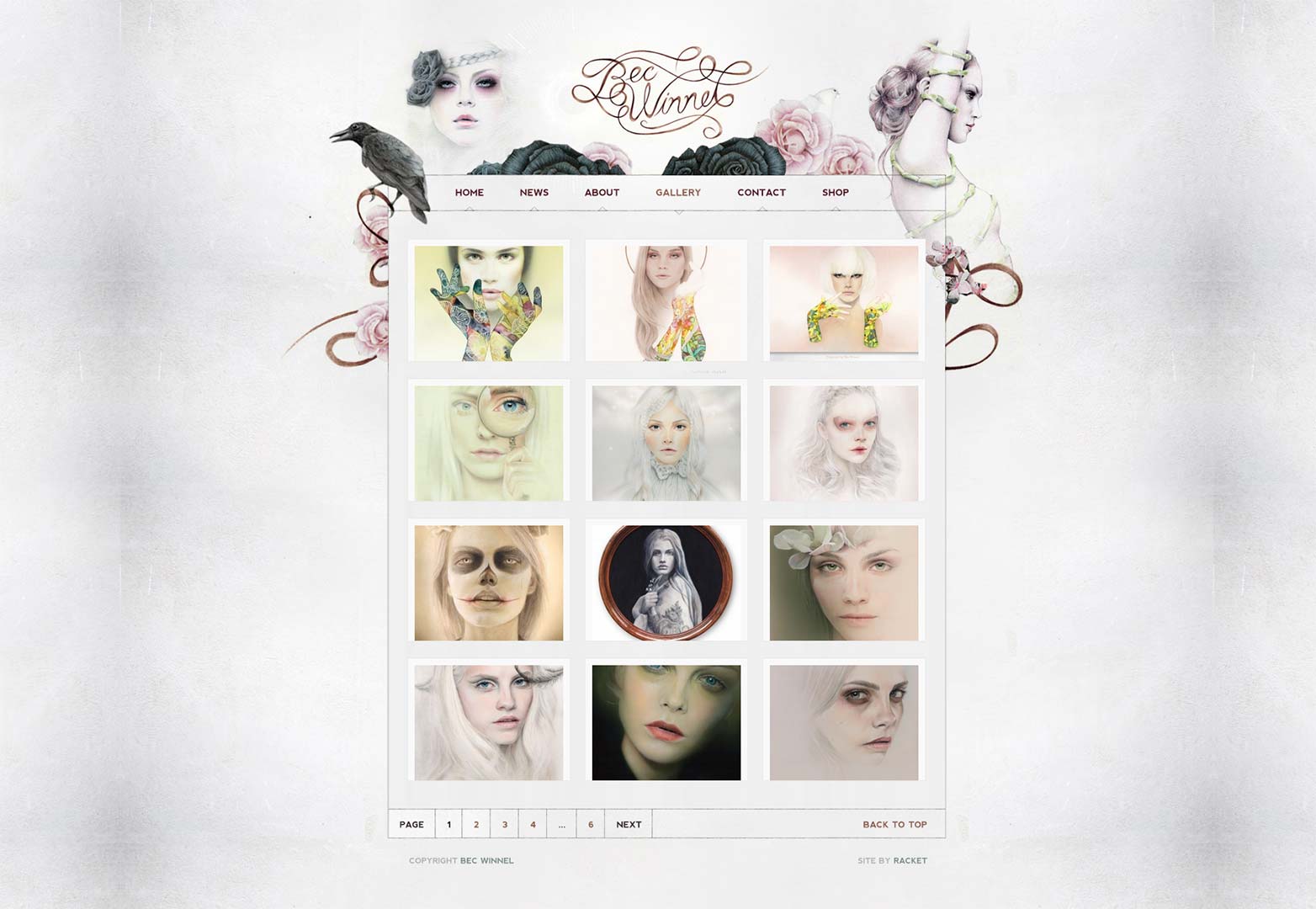 Perfection in a portfolio; a web design showcase becwinnel