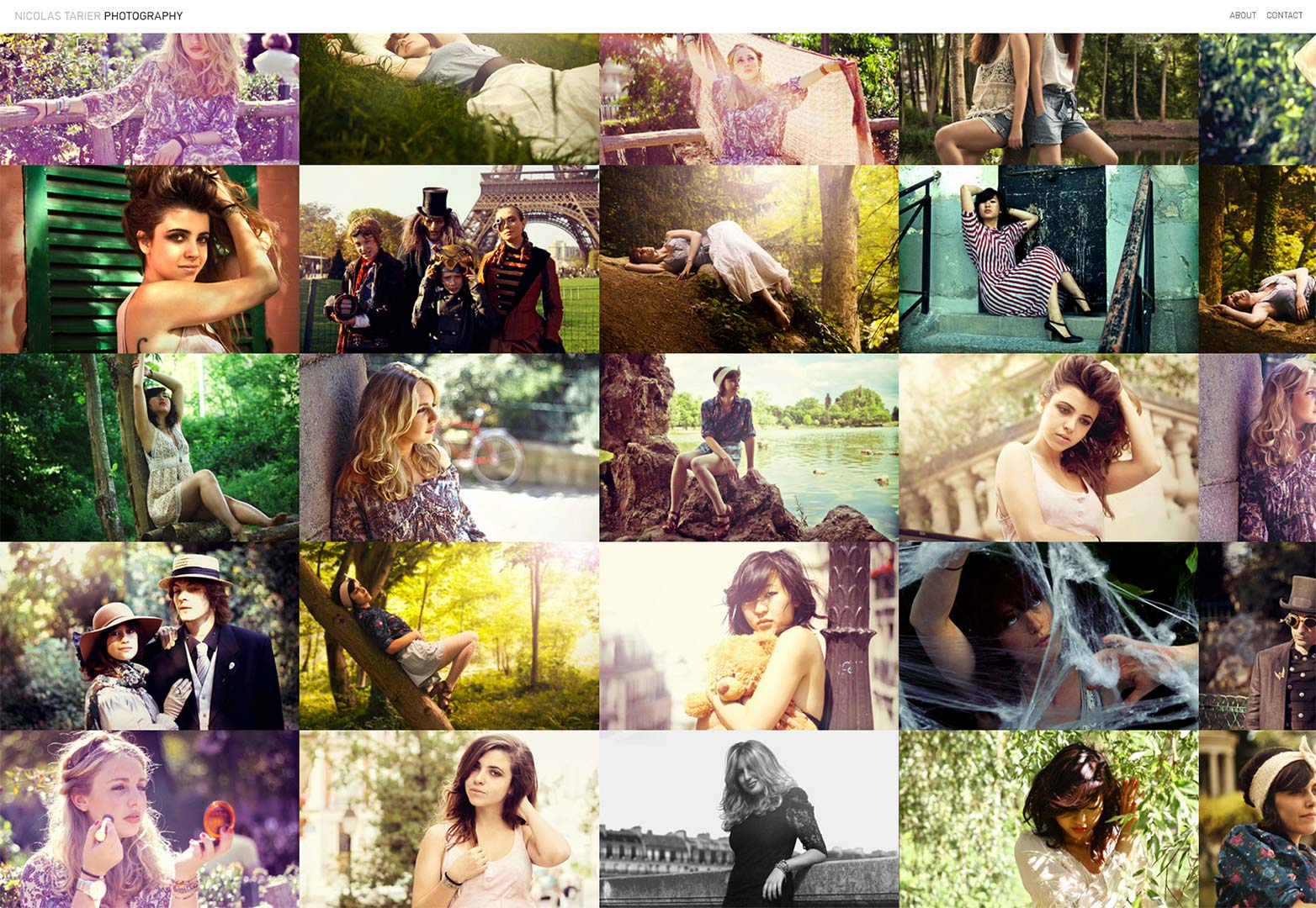Perfection in a portfolio; a web design showcase nicolastarier