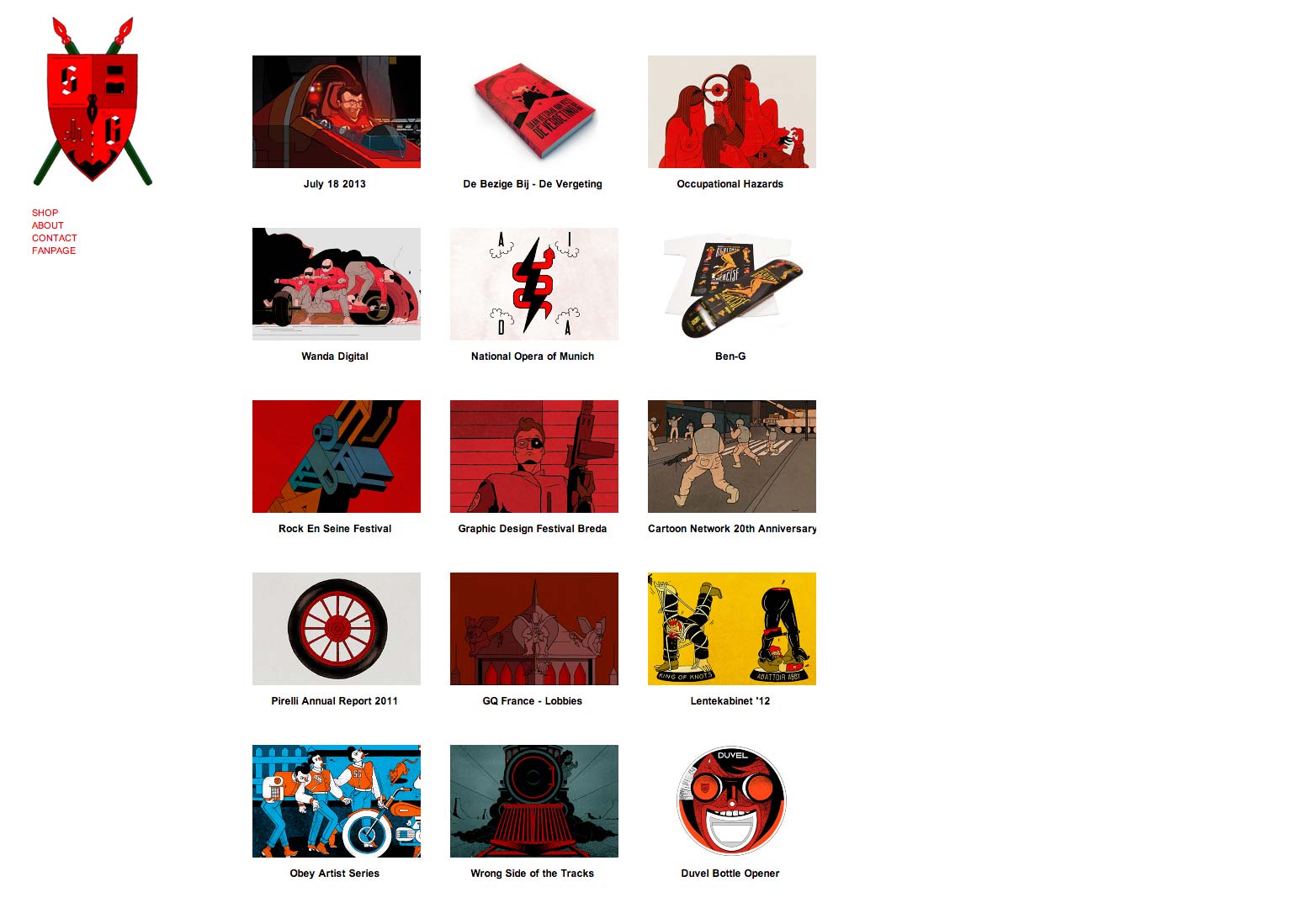 Perfection in a portfolio; a web design showcase stefanglerum