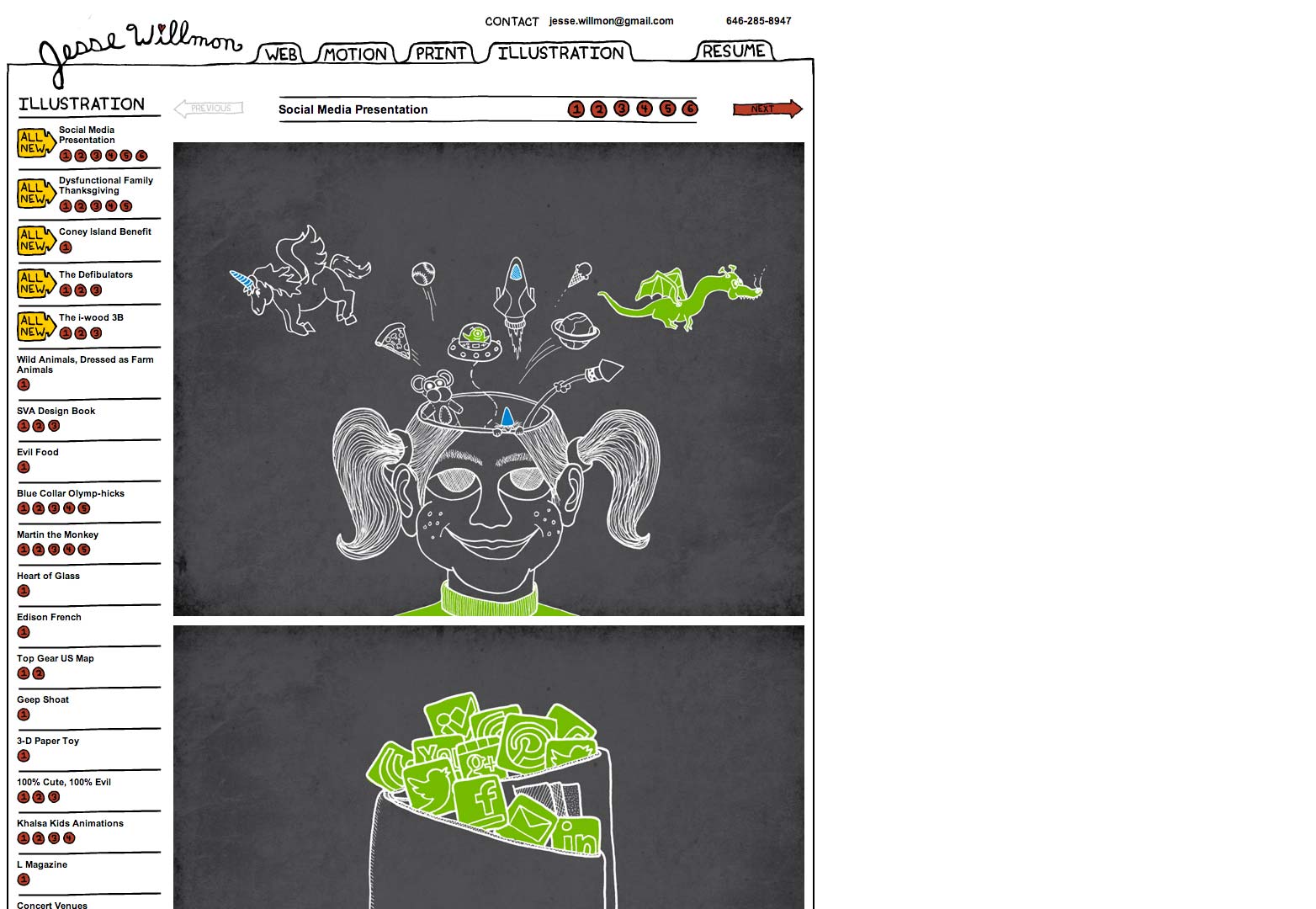 Perfection in a portfolio; a web design showcase jessewillmon