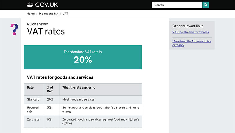 Design = emotions + usability vat-rates