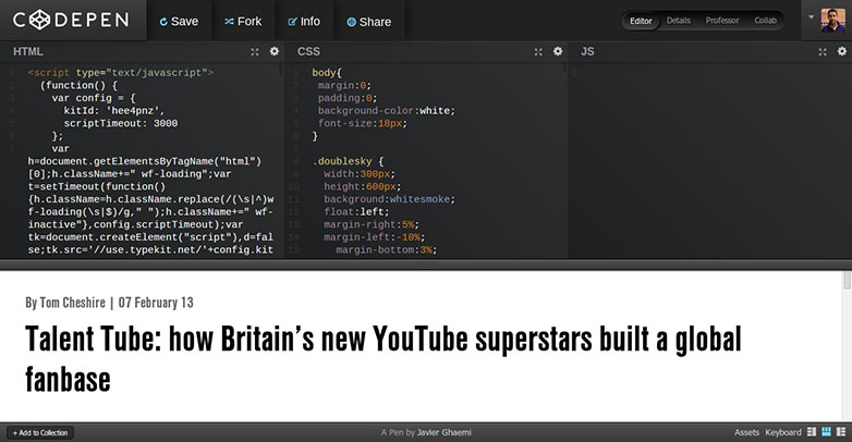 Designing the new, fully responsive wired.co.uk article pages codepen